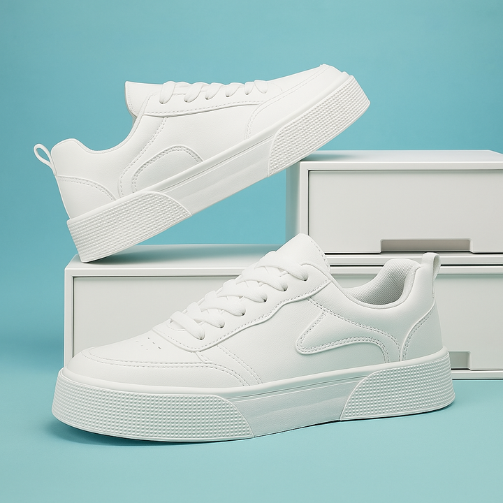 Sportliche Herren Sneaker Weiß