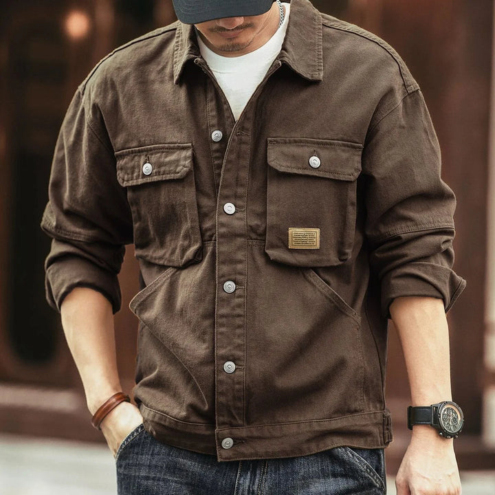 Klassische Herren Jeansjacke