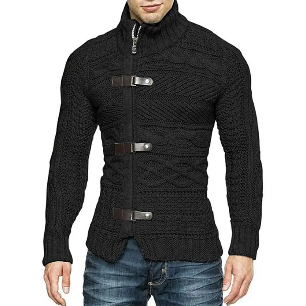 Herren Strickrollkragenpullover