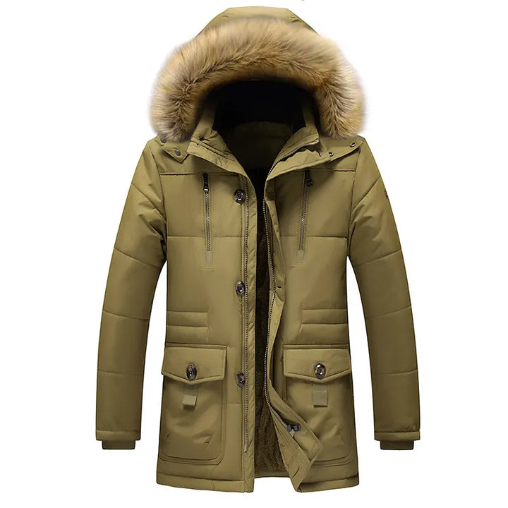 Herren-Parka mit mehreren Taschen