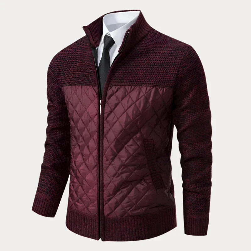 Modischer Pullover mit hohem Kragen für Herren