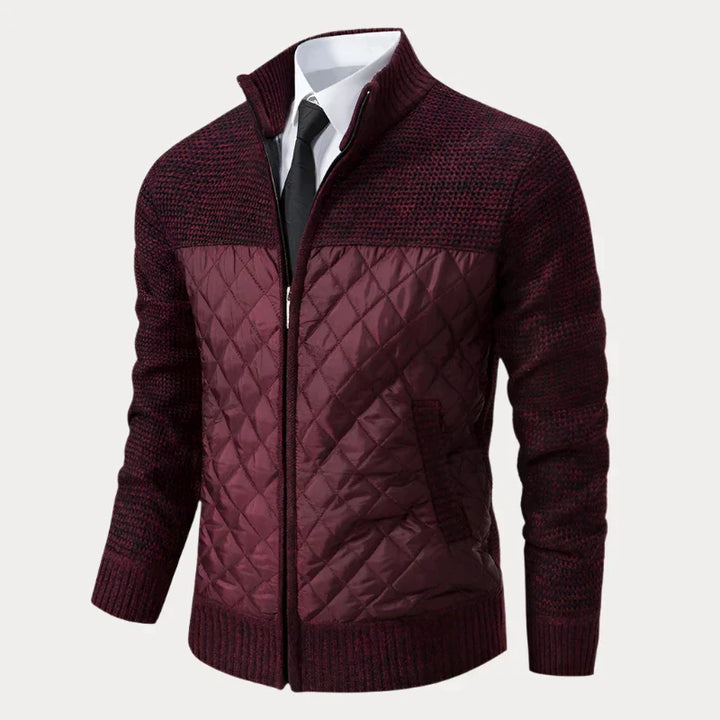 Modischer Pullover mit hohem Kragen für Herren
