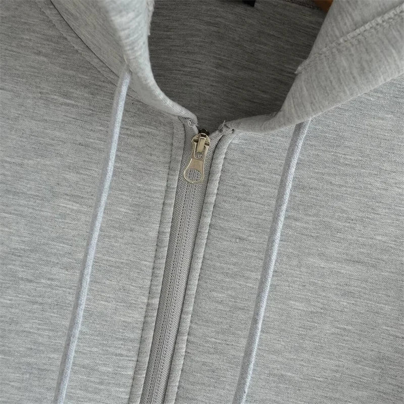 Klassische Zip-Up Jacke für Damen
