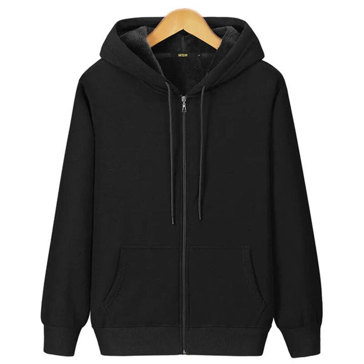 Lässiger Zip-Up Hoodie für Herren