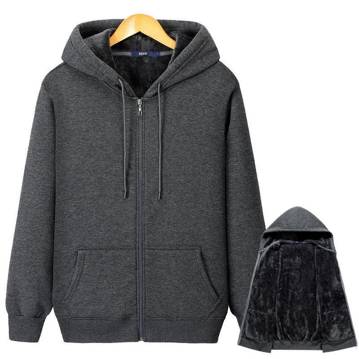 Lässiger Zip-Up Hoodie für Herren