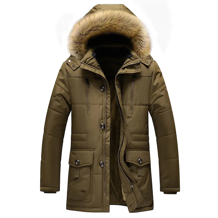 Herren-Parka mit mehreren Taschen