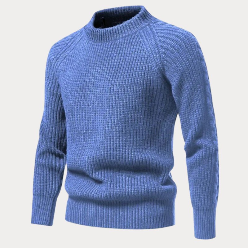 Lässiger Pullover mit Rundhalsausschnitt für Herren