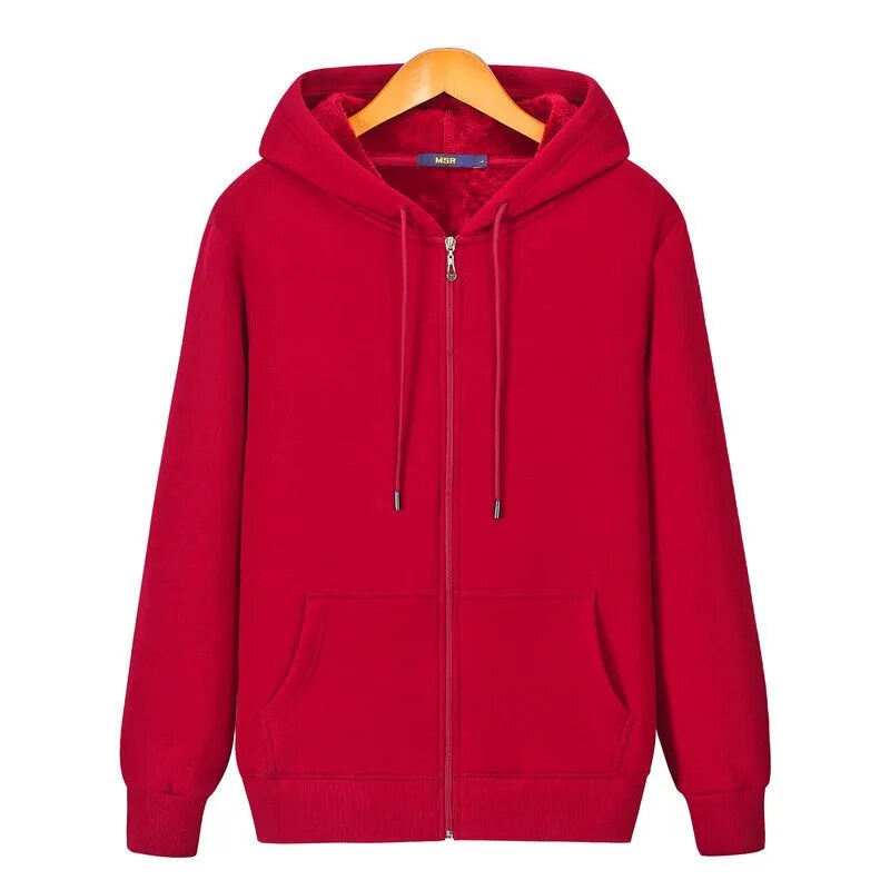 Lässiger Zip-Up Hoodie für Herren