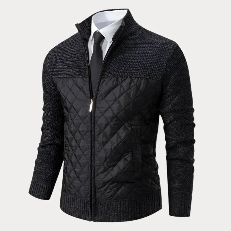Modischer Pullover mit hohem Kragen für Herren