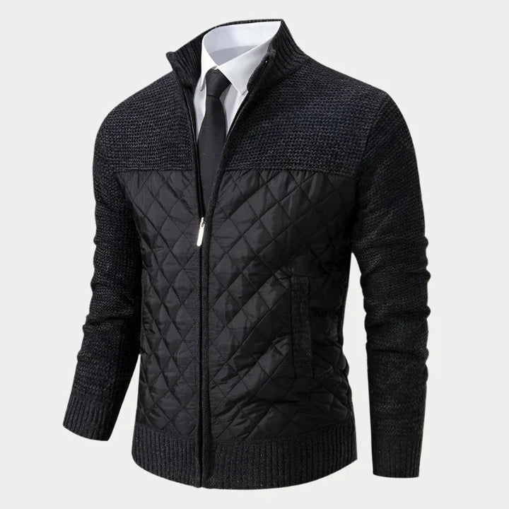 Modischer Pullover mit hohem Kragen für Herren