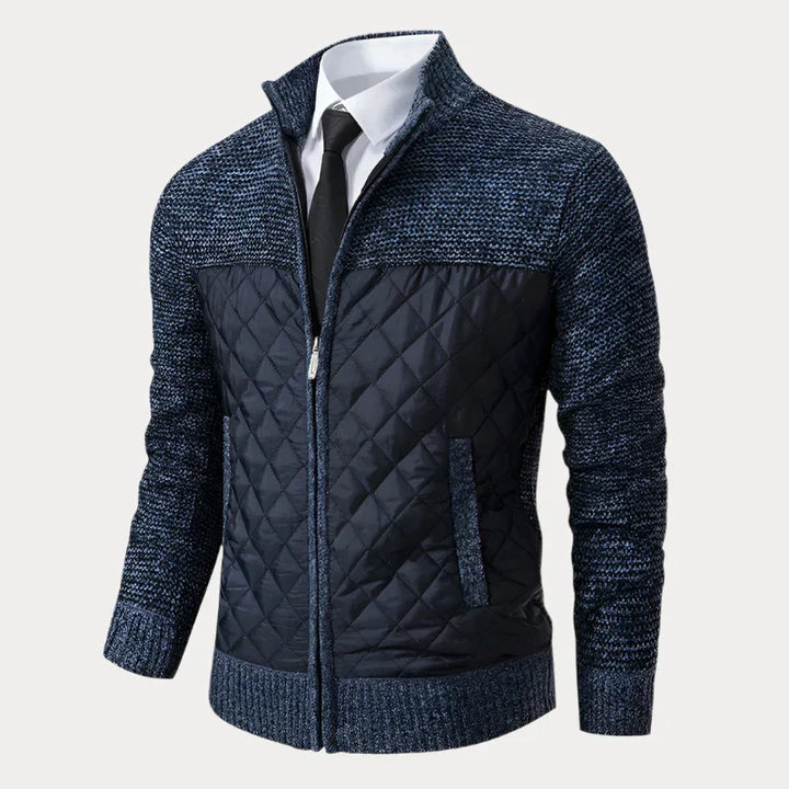 Modischer Pullover mit hohem Kragen für Herren