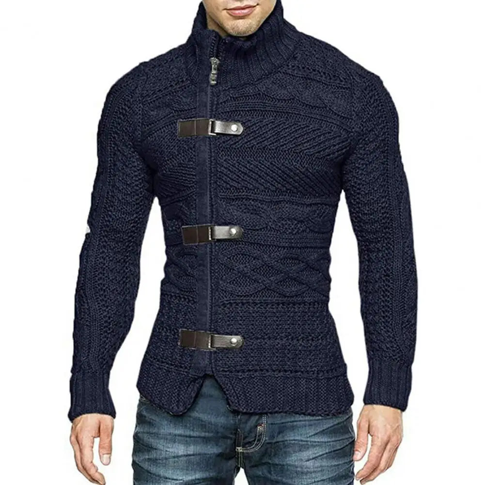 Herren Strickrollkragenpullover