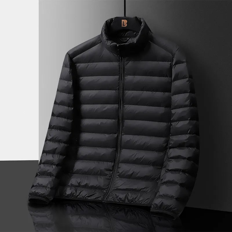 Elegante gesteppte Pufferjacke für Herren