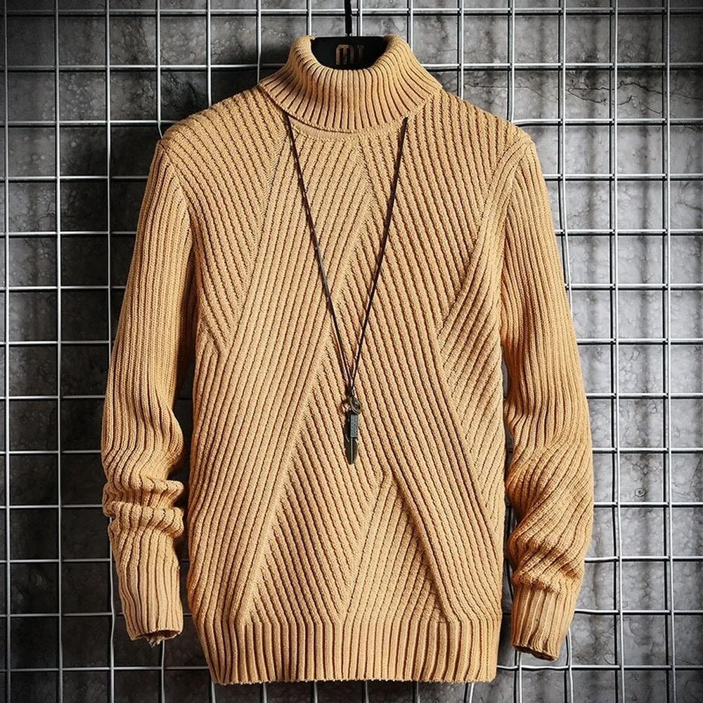 Stylischer Rollkragenpullover für Herren