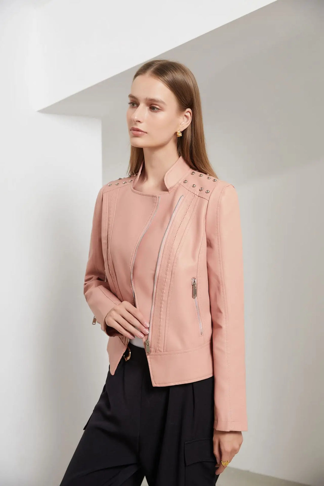 Elegante Lederjacke für Damen