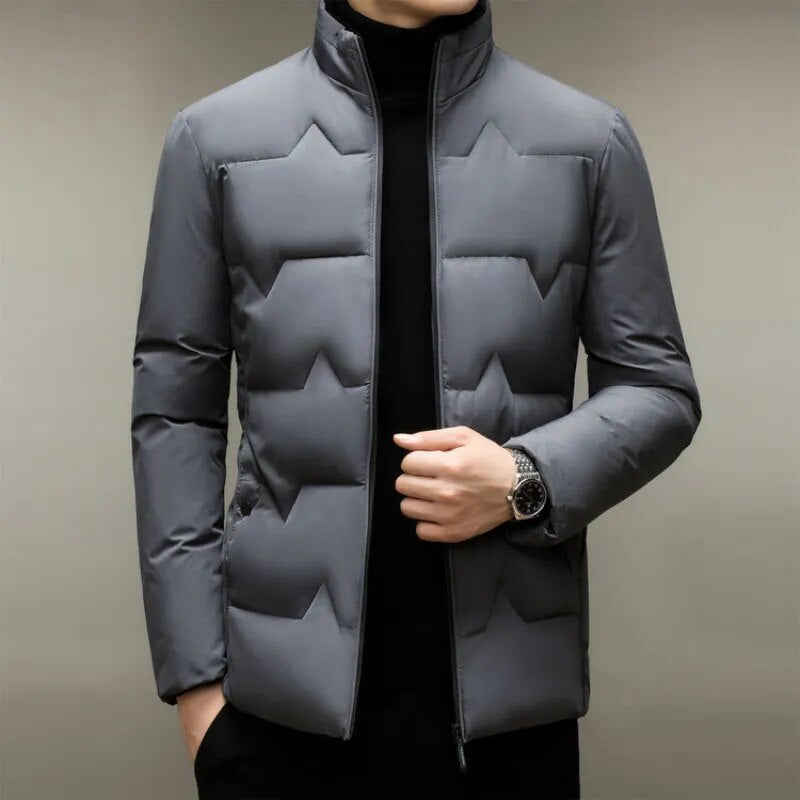 Elegante wattierte Jacke für Herren