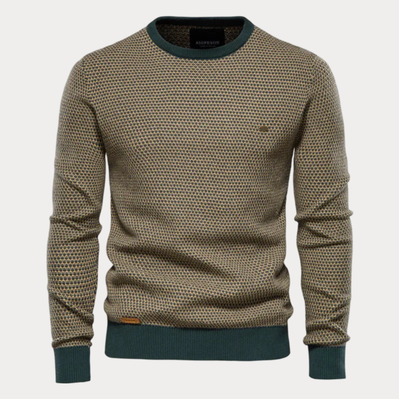 Lässiger Strickpullover für Herren