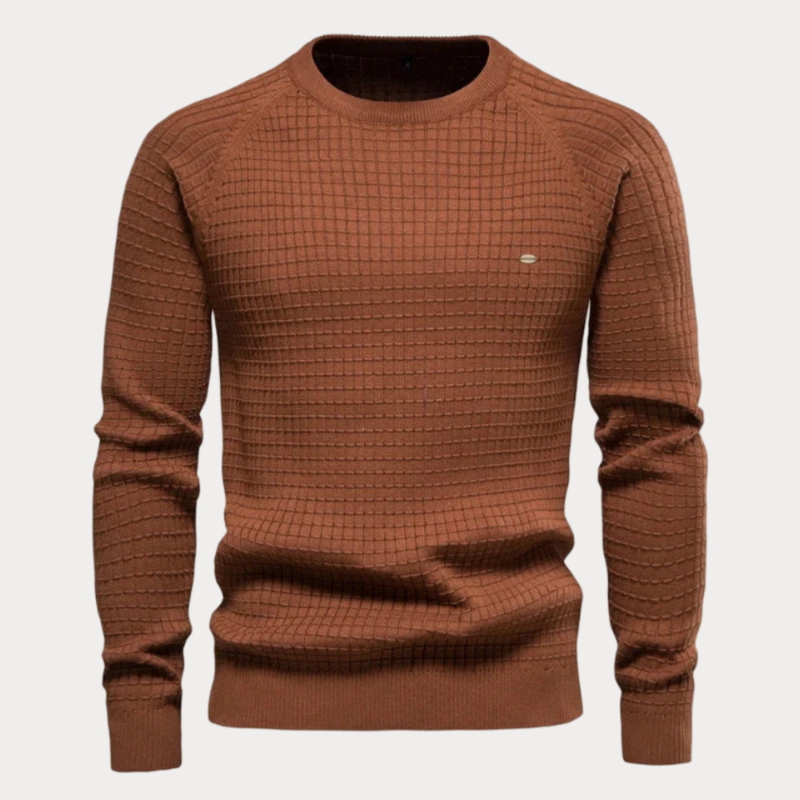 Herren Einfache Strickpullover