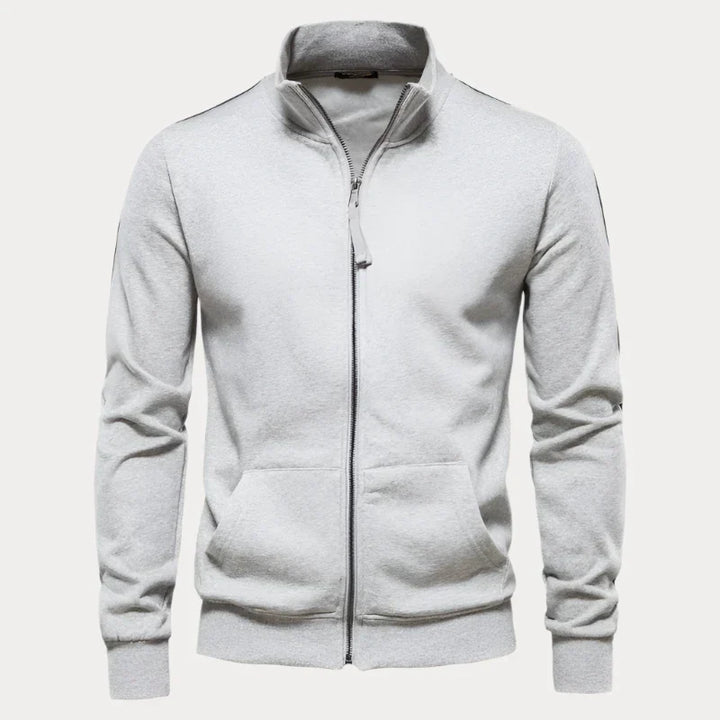 Zipper-Jacke mit Seitentaschen für Herren