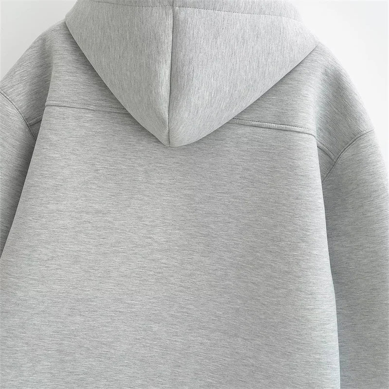 Klassische Zip-Up Jacke für Damen