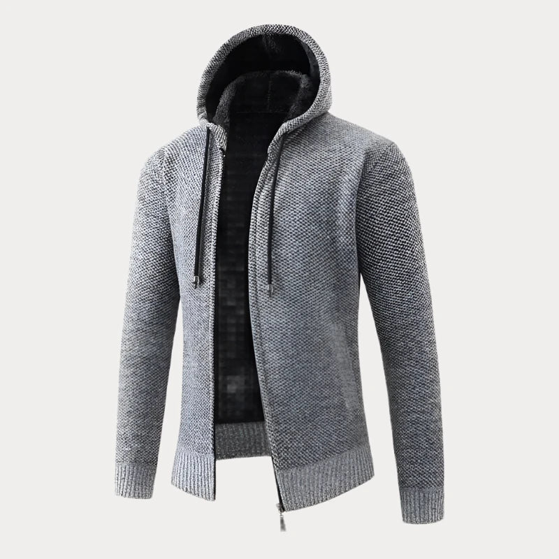 Herren Kapuzenjacke mit Kordelzug