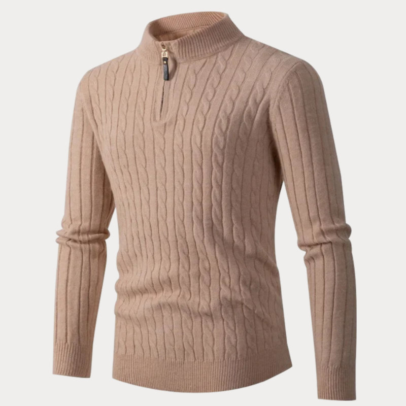 Lässiger Strickpullover für Herren