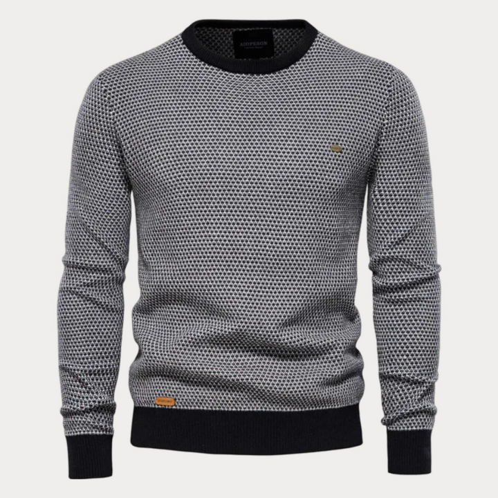 Lässiger Strickpullover für Herren