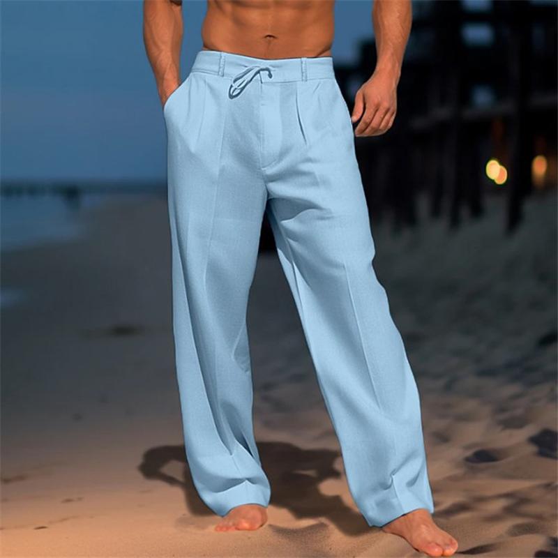 Luftige Herren Leinenhose