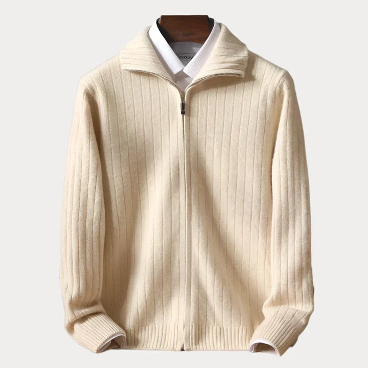 Strickjacke mit Reißverschluss für Herren