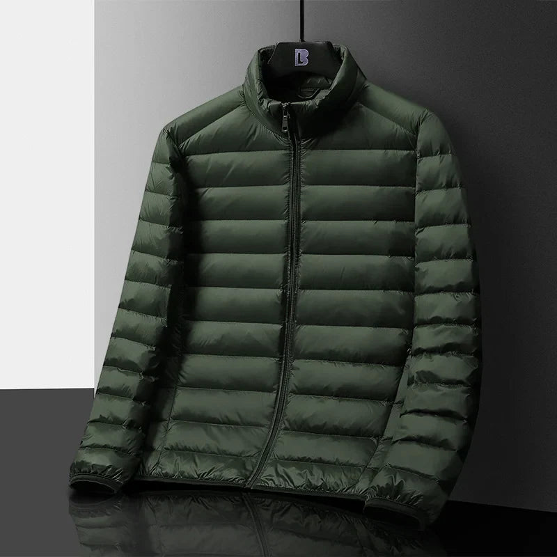 Elegante gesteppte Pufferjacke für Herren