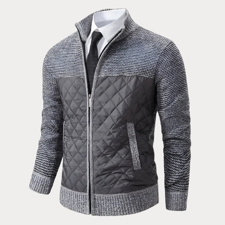 Modischer Pullover mit hohem Kragen für Herren
