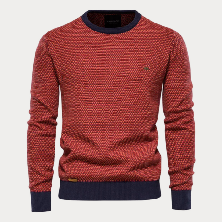 Lässiger Strickpullover für Herren