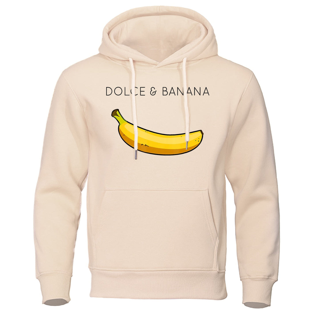 Kapuzenpulli mit Bananenprint für Herren