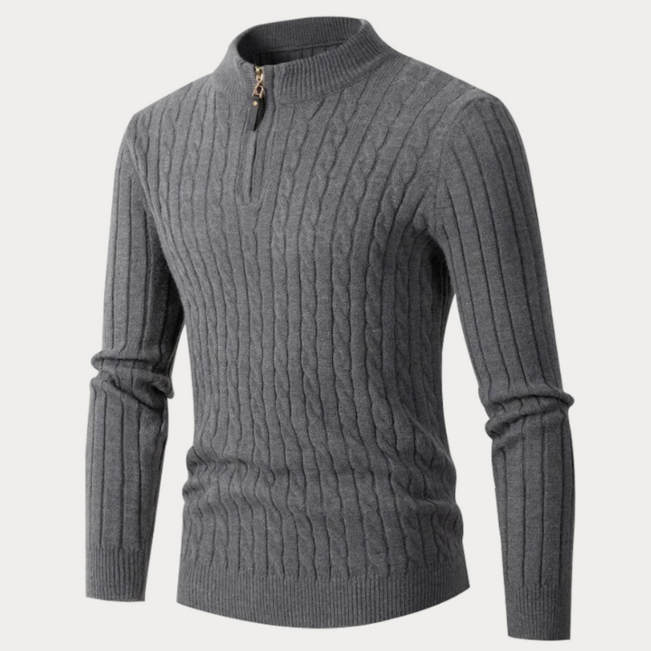 Lässiger Strickpullover für Herren