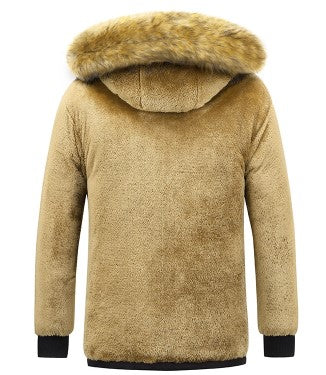 Winterparka für Herren mit abnehmbarer Kapuze