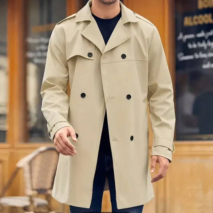 Trenchcoat mit Reverskragen für Herren