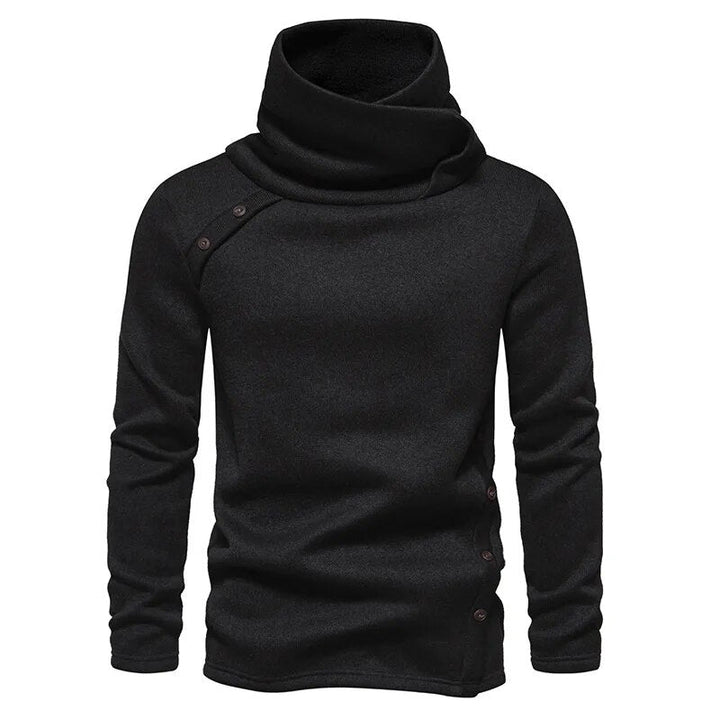 Rollkragenpullover mit Knopfd Design für Herren