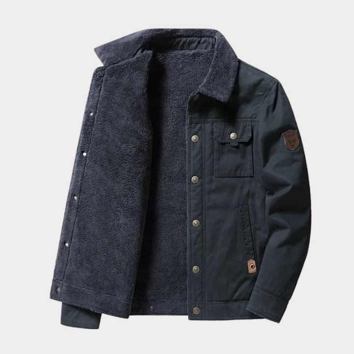 Elegante geknöpfte Jacke für Herren