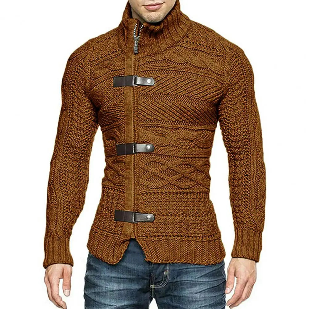 Herren Strickrollkragenpullover