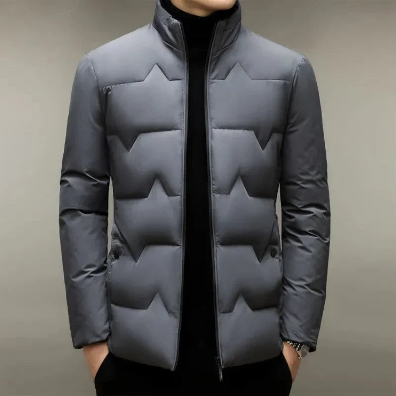 Elegante wattierte Jacke für Herren