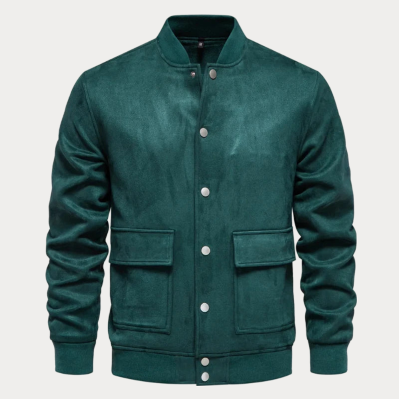 Button-Up Bomberjacke für Herren