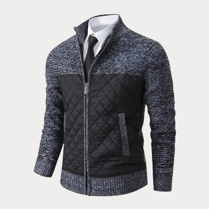 Modischer Pullover mit hohem Kragen für Herren