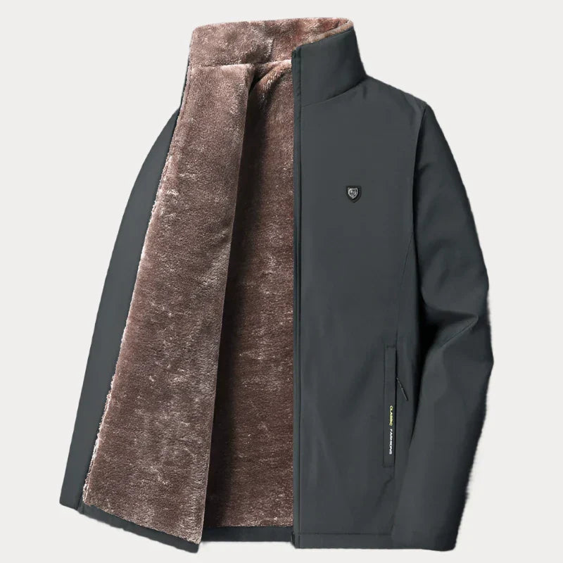 Herrenjacke mit Reißverschluss und Seitentaschen