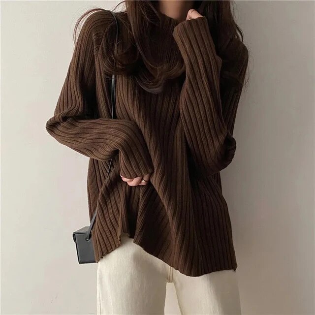 Eleganter Strickpullover für Damen