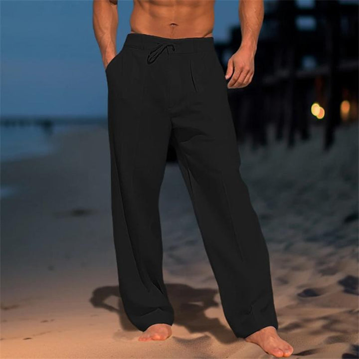 Luftige Herren Leinenhose