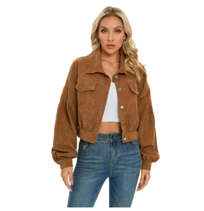 Gekürzte Jacke für Damen