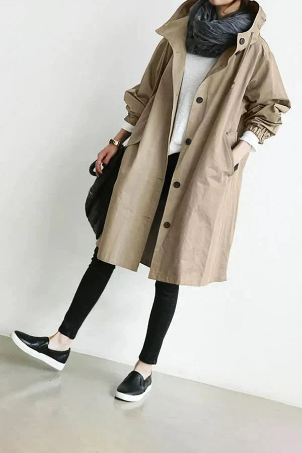 Einreihiger Trenchcoat für Damen