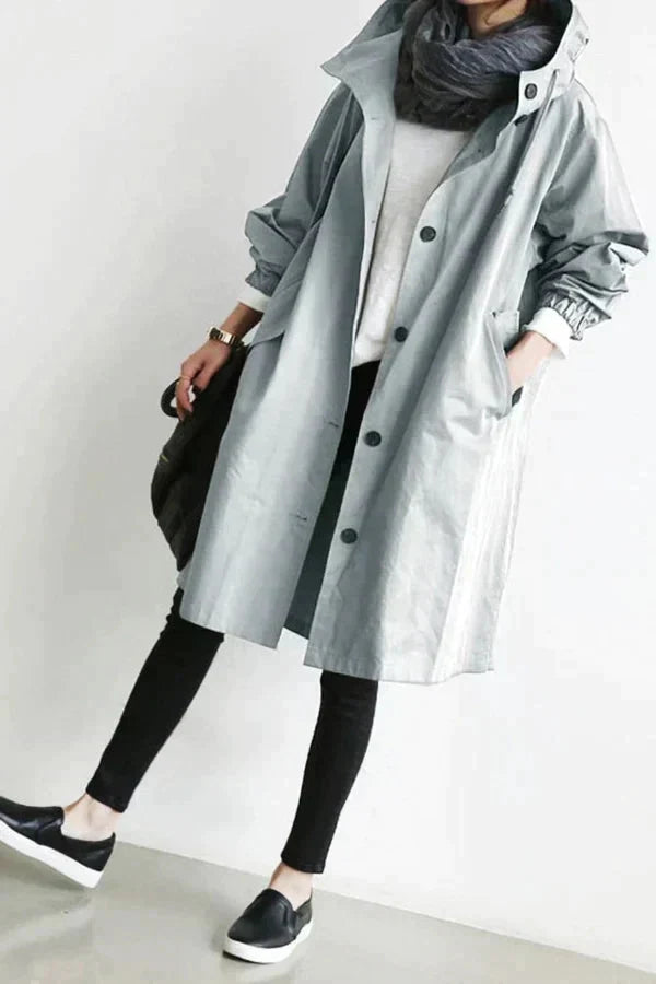 Einreihiger Trenchcoat für Damen