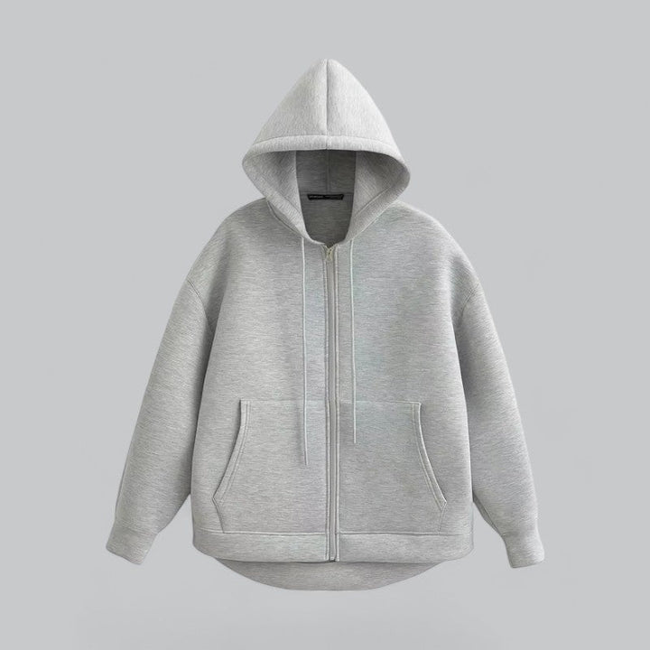 Klassische Zip-Up Jacke für Damen
