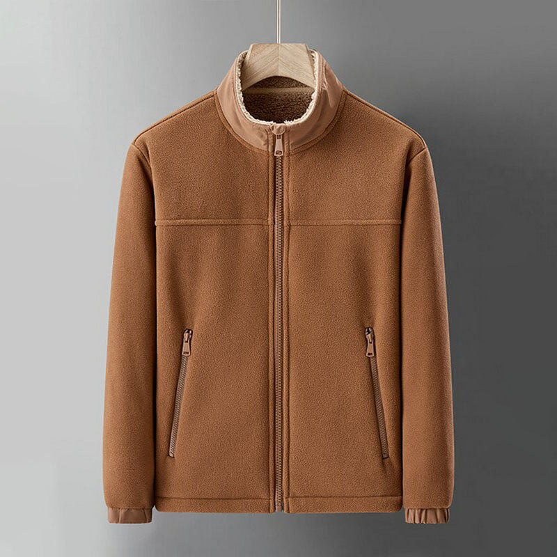 Klassische Zip-Up Jacke für Herren